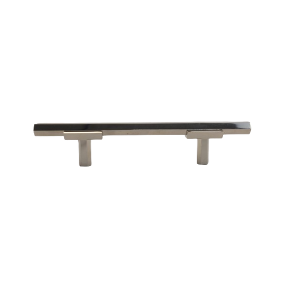Two Tone T-Bar Hex Handle - Polished Nickel Base 776
