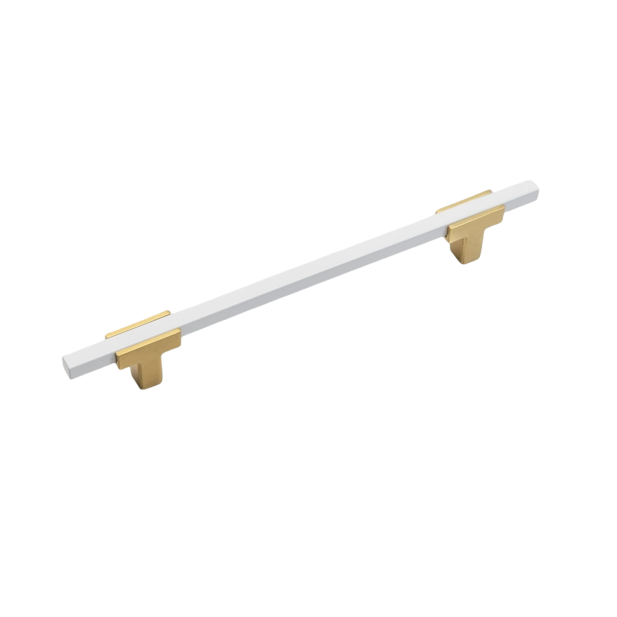 Two Tone T-Bar Handle - Brushed Gold Base 778