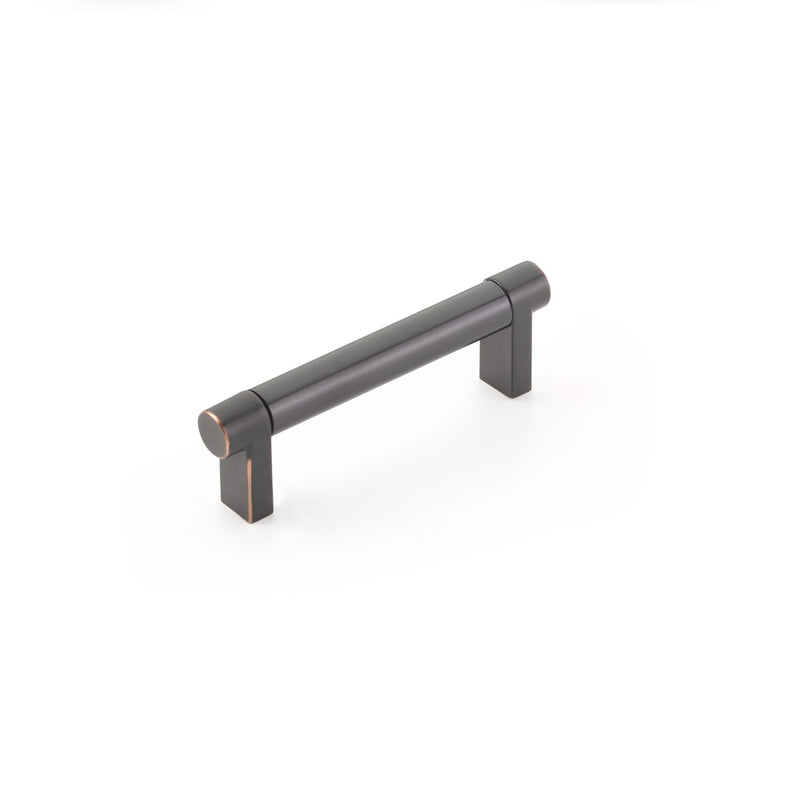EMTEK SELECT Cabinet Pull Rectangular - Polished Nickel Stem