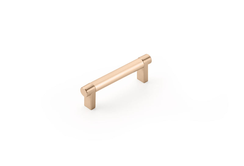 EMTEK SELECT Cabinet Pull Rectangular  - Satin Copper Stem