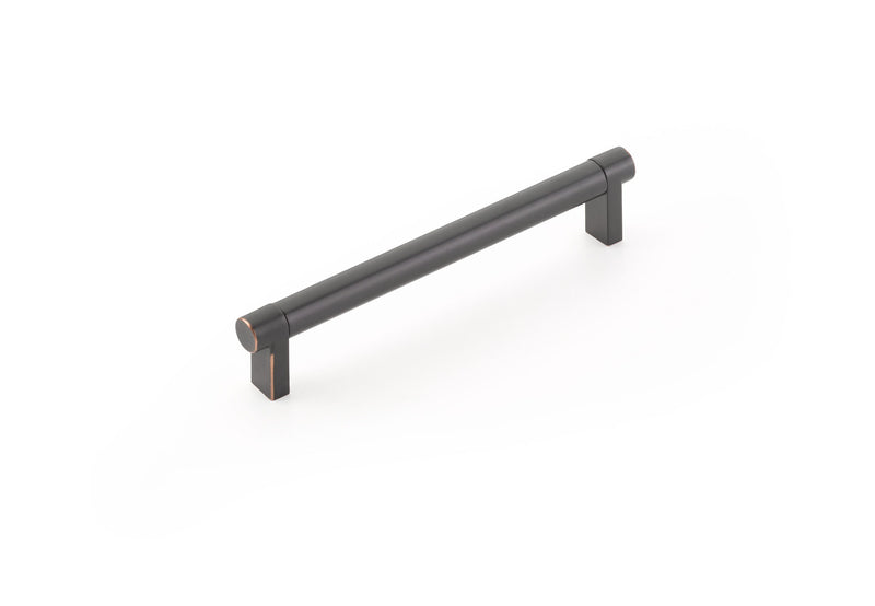 EMTEK SELECT Cabinet Pull Rectangular  - Satin Copper Stem
