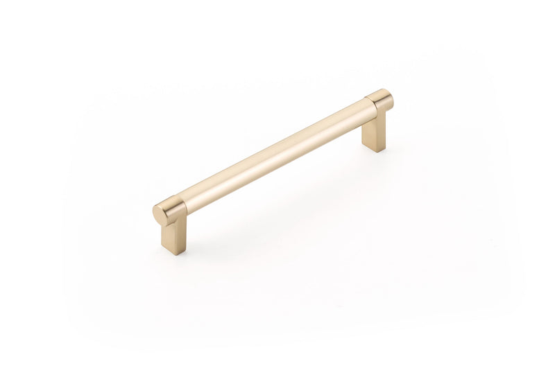 EMTEK SELECT Cabinet Pull Rectangular  - Satin Nickel Stem