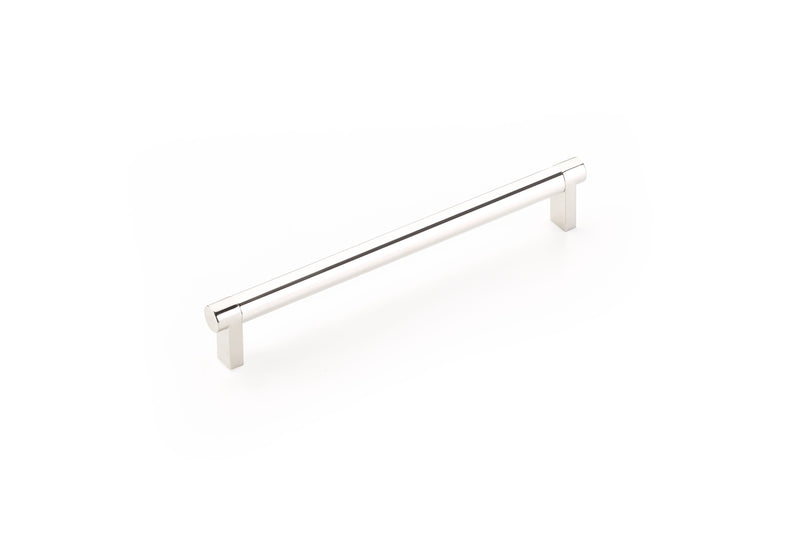 EMTEK SELECT Cabinet Pull Rectangular  - Satin Nickel Stem