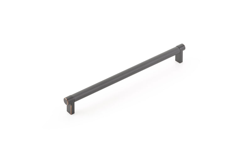 EMTEK SELECT Cabinet Pull Rectangular  - Satin Nickel Stem