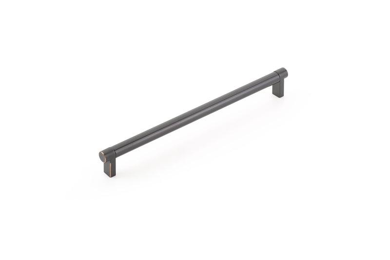 EMTEK SELECT Cabinet Pull Rectangular  - Polished Chrome Stem