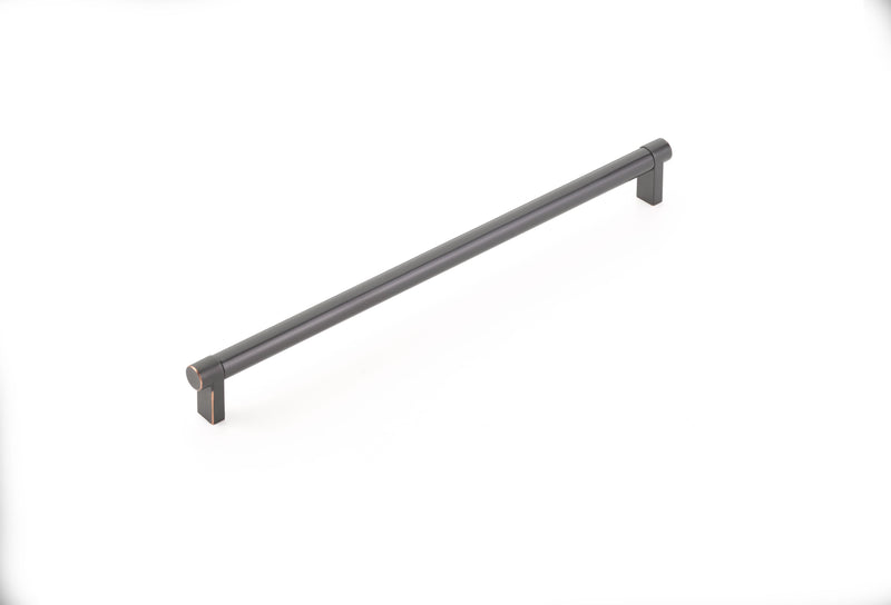 EMTEK SELECT Cabinet Pull Rectangular - Polished Nickel Stem