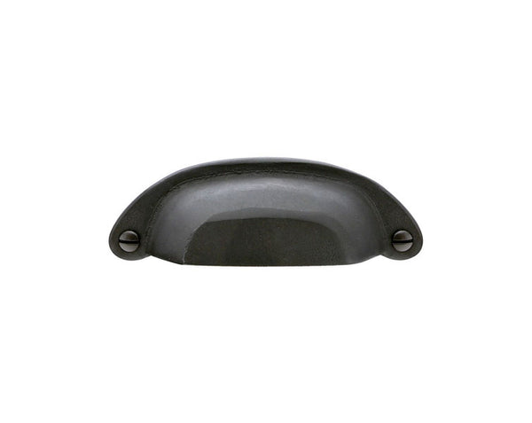 Emtek Sandcast Bronze Ranch Bin Pull - Sandcast Bronze Collection