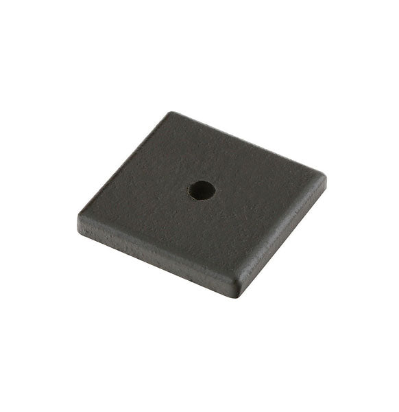 Emtek Sandcast Bronze Square Backplate for Knob - Sandcast Bronze Collection