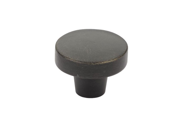 Emtek Rustic Modern Round Knob - Sandcast Bronze Collection
