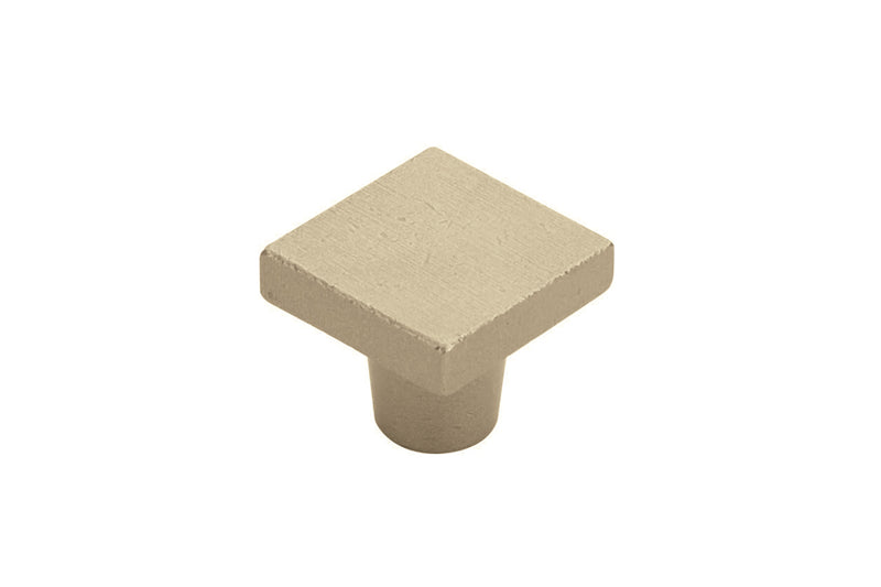Emtek Rustic Modern Square Knob - Sandcast Bronze Collection