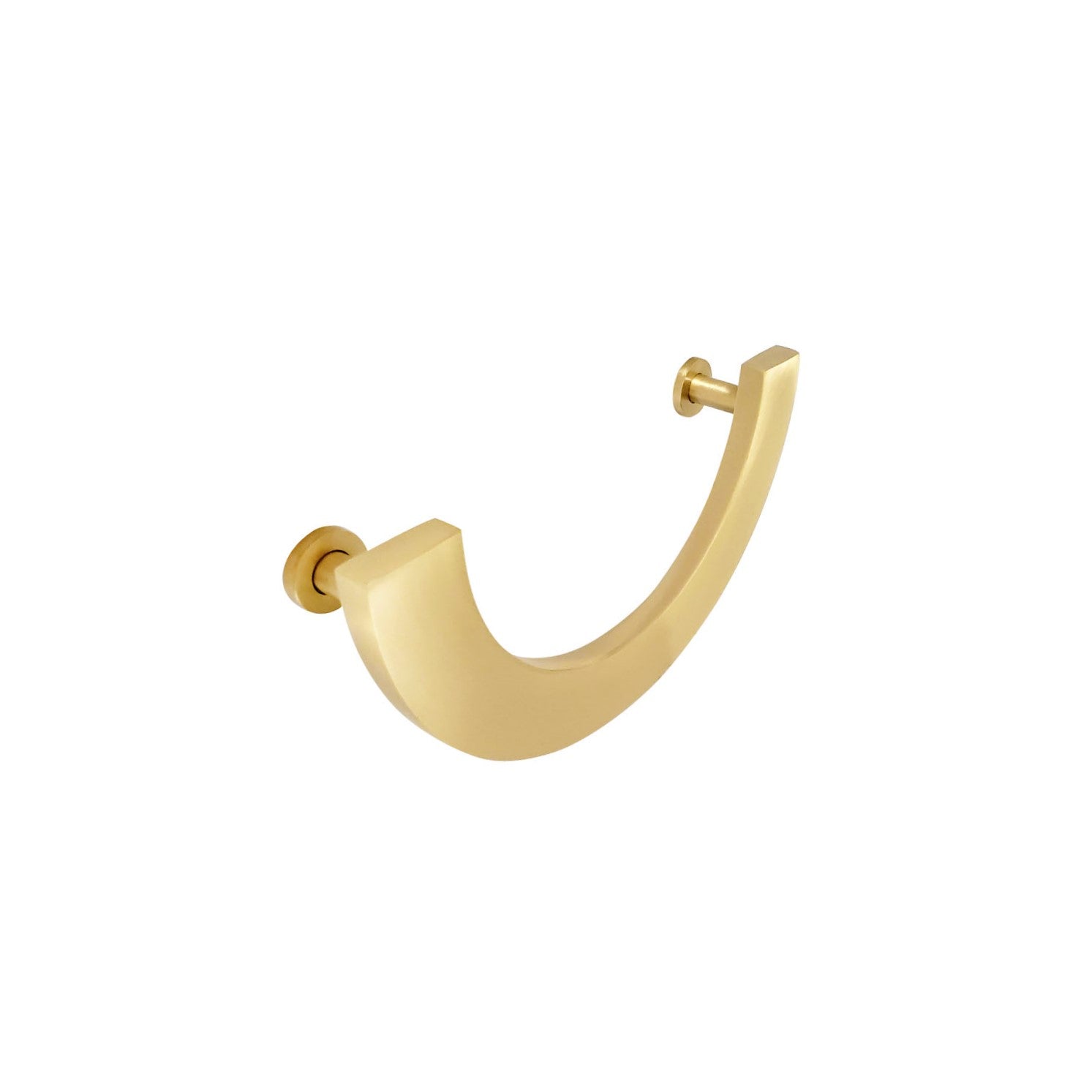 Solid Brass Half Circle Pull