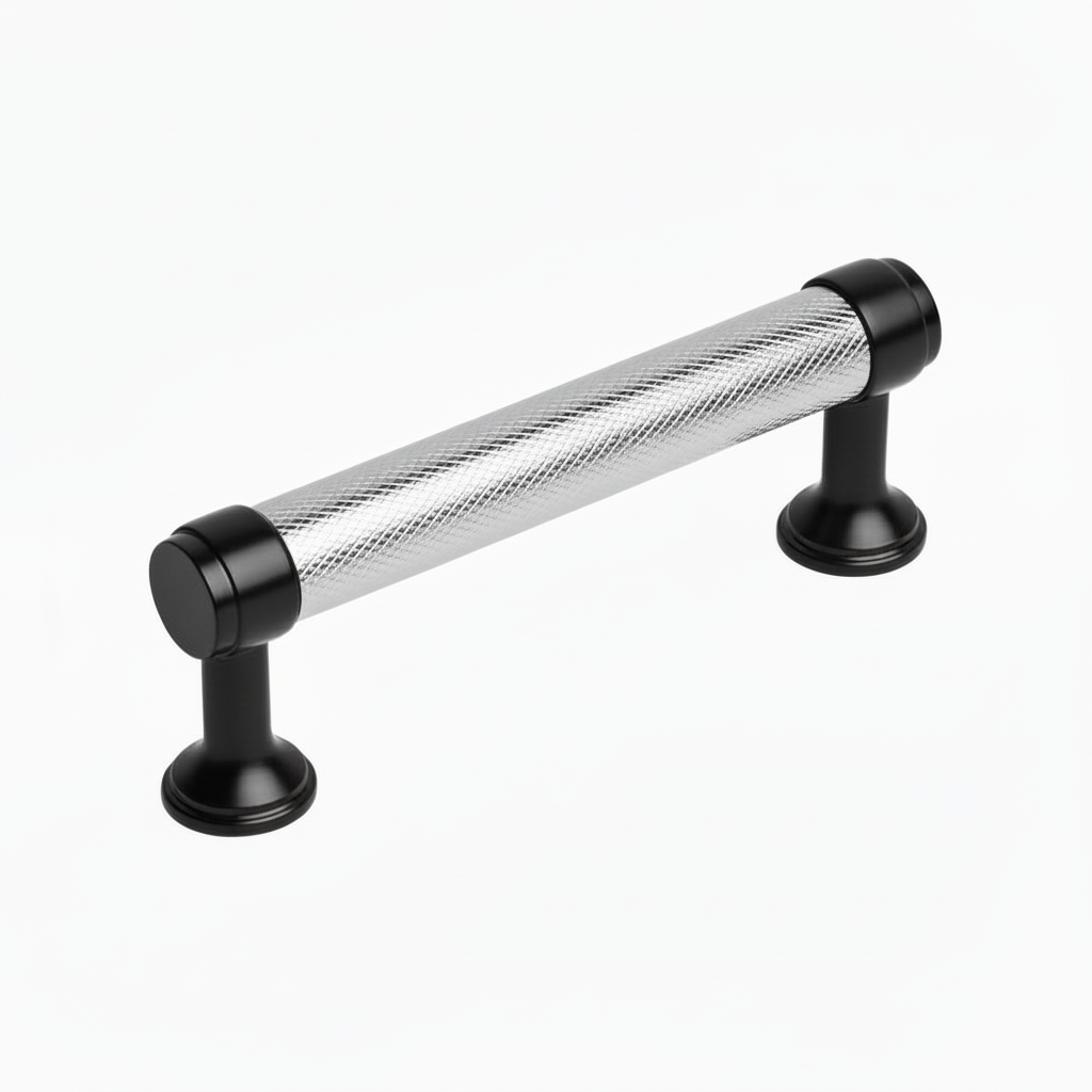 EMTEK SELECT Transitional Cabinet Pull - Flat Black Stem