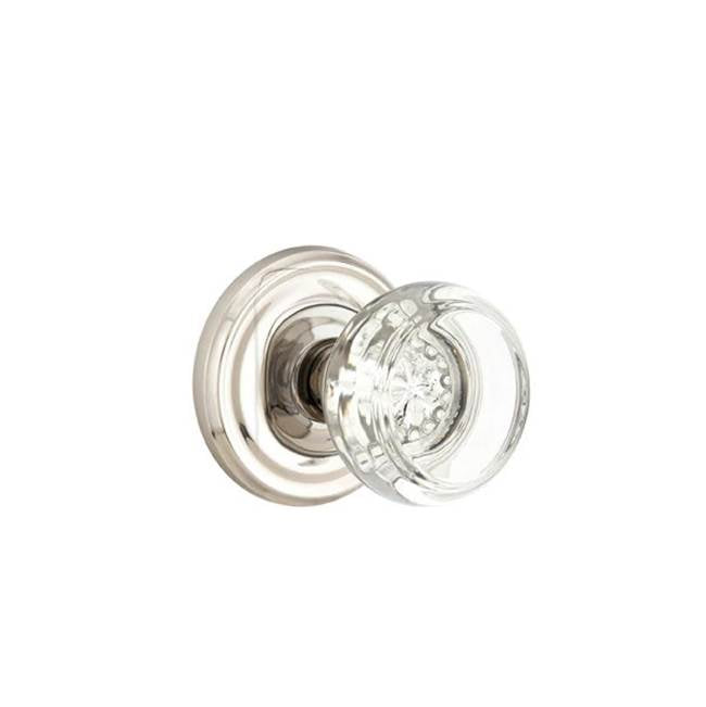Emtek Door Handle - Georgetown Glass Knob, Regular Rosette