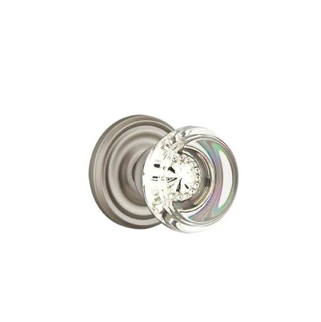 Emtek Door Handle - Georgetown Glass Knob, Regular Rosette