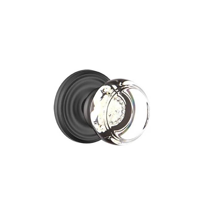 Emtek Door Handle - Georgetown Glass Knob, Regular Rosette