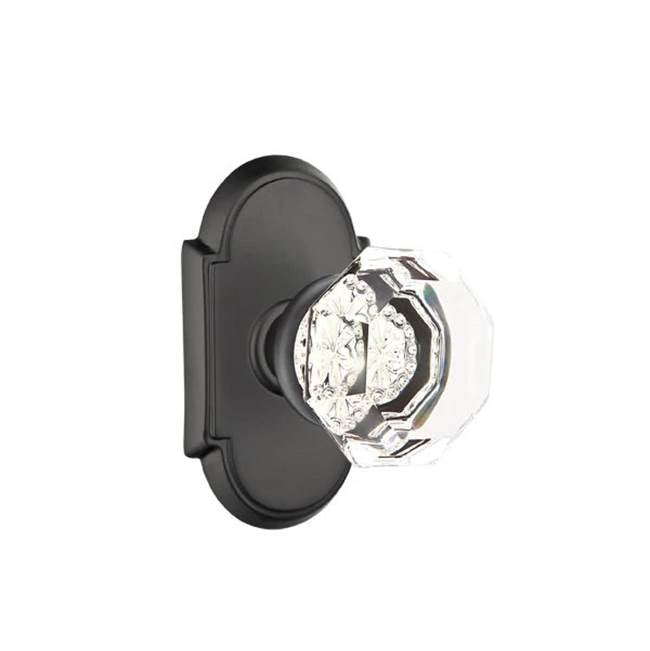 Emtek Door Handle - Old Town Glass Knob, #8 Rosette