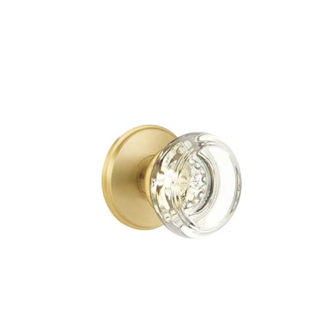 Emtek Door Handle - Georgetown Glass Knob, Watford Rosette