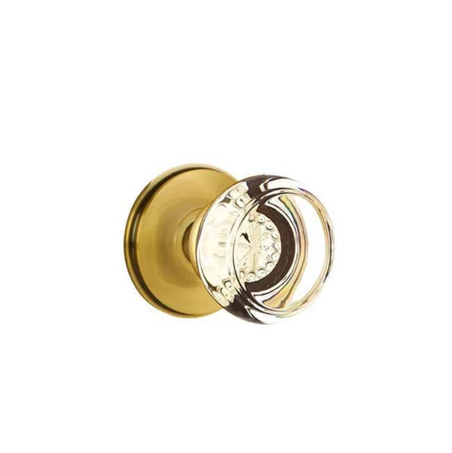 Emtek Door Handle - Georgetown Glass Knob, Watford Rosette