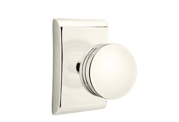 Emtek Bern Knob with Neos Rosette