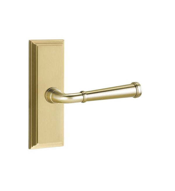 Emtek Door Handle - Merrimack Lever 7" Wilshire Sideplate