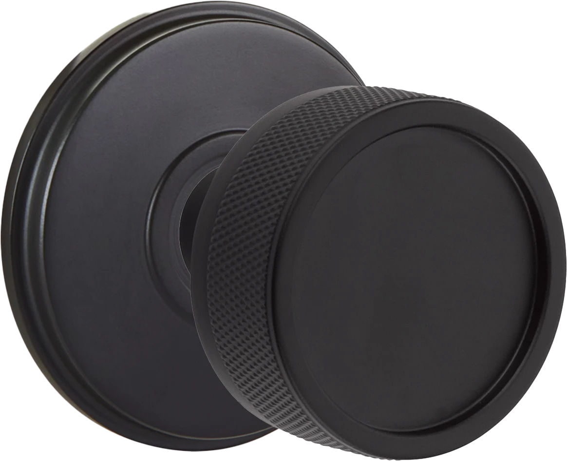 Emtek Select Door Knobs - Conical Knurled Knob - Watford Rosette