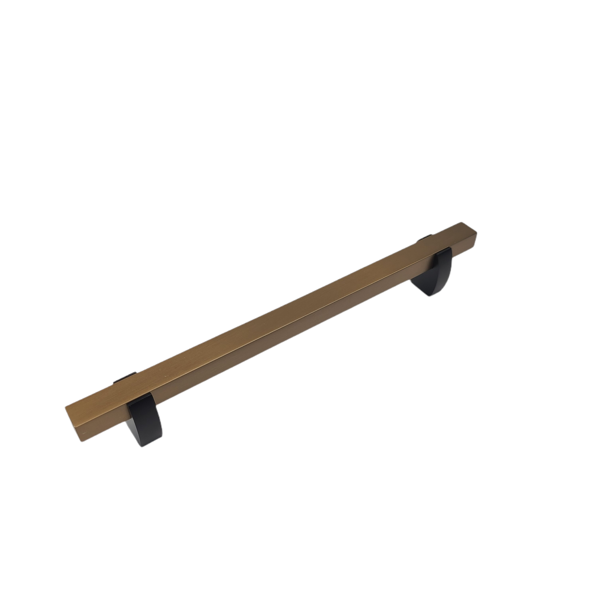 Wide Two Tone Curvy Legged Handle - Matte Black Base 765