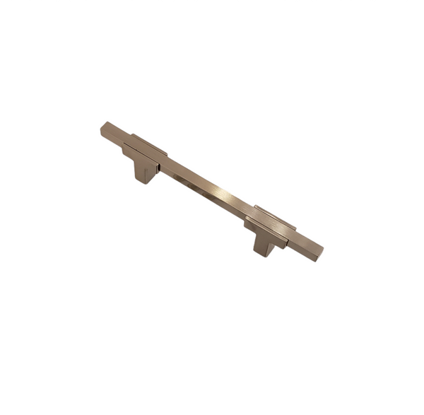 Two Tone T-Bar Handle - Champagne Bronze Base 778