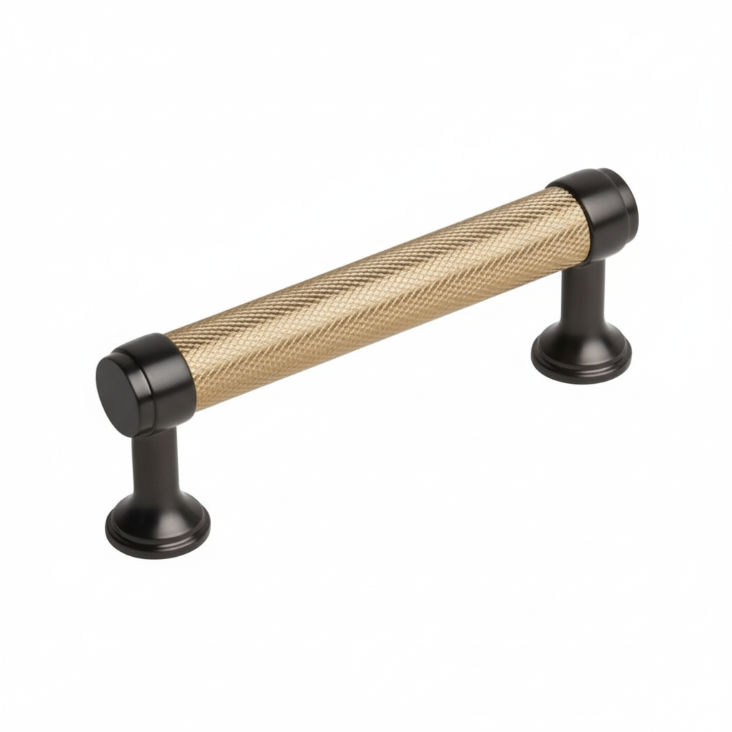 EMTEK SELECT Transitional Cabinet Pull - Flat Black Stem