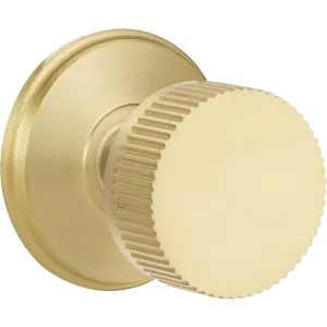 Emtek Select Door Knobs- Conical Straight Knurled Knob - Watford Rosette