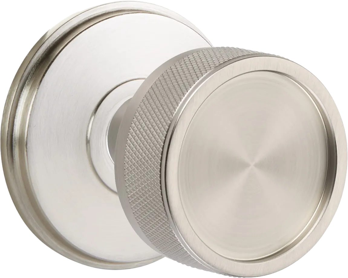Emtek Select Door Knobs - Conical Knurled Knob - Watford Rosette