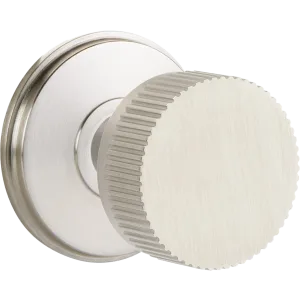 Emtek Select Door Knobs- Conical Straight Knurled Knob - Watford Rosette