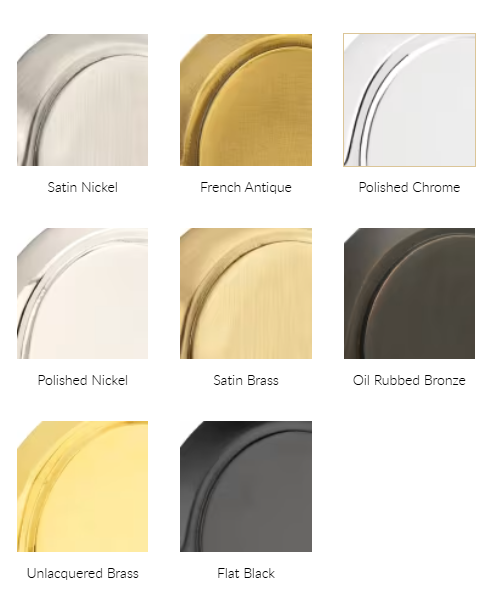 Emtek Modern Tubular Brass Towel Bar - Large Rosette
