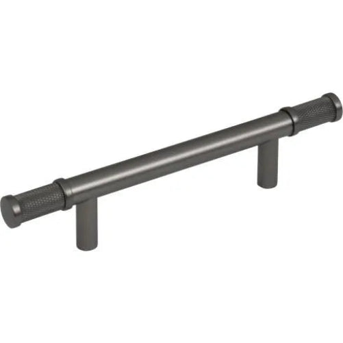 A Titanium bar pull handle from the Garrison Collection by Top Knobs Burnham.
