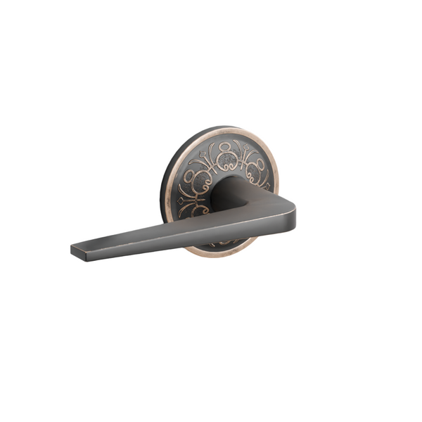 Emtek Athena Lever with Lancaster Rosette
