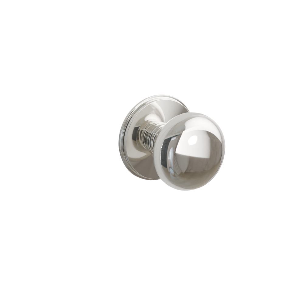 Emtek Door Handle - Providence Knob Watford Rosette - Classic Brass