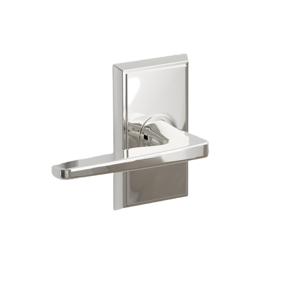 Emtek Hermes Lever with Rectangular Rosette