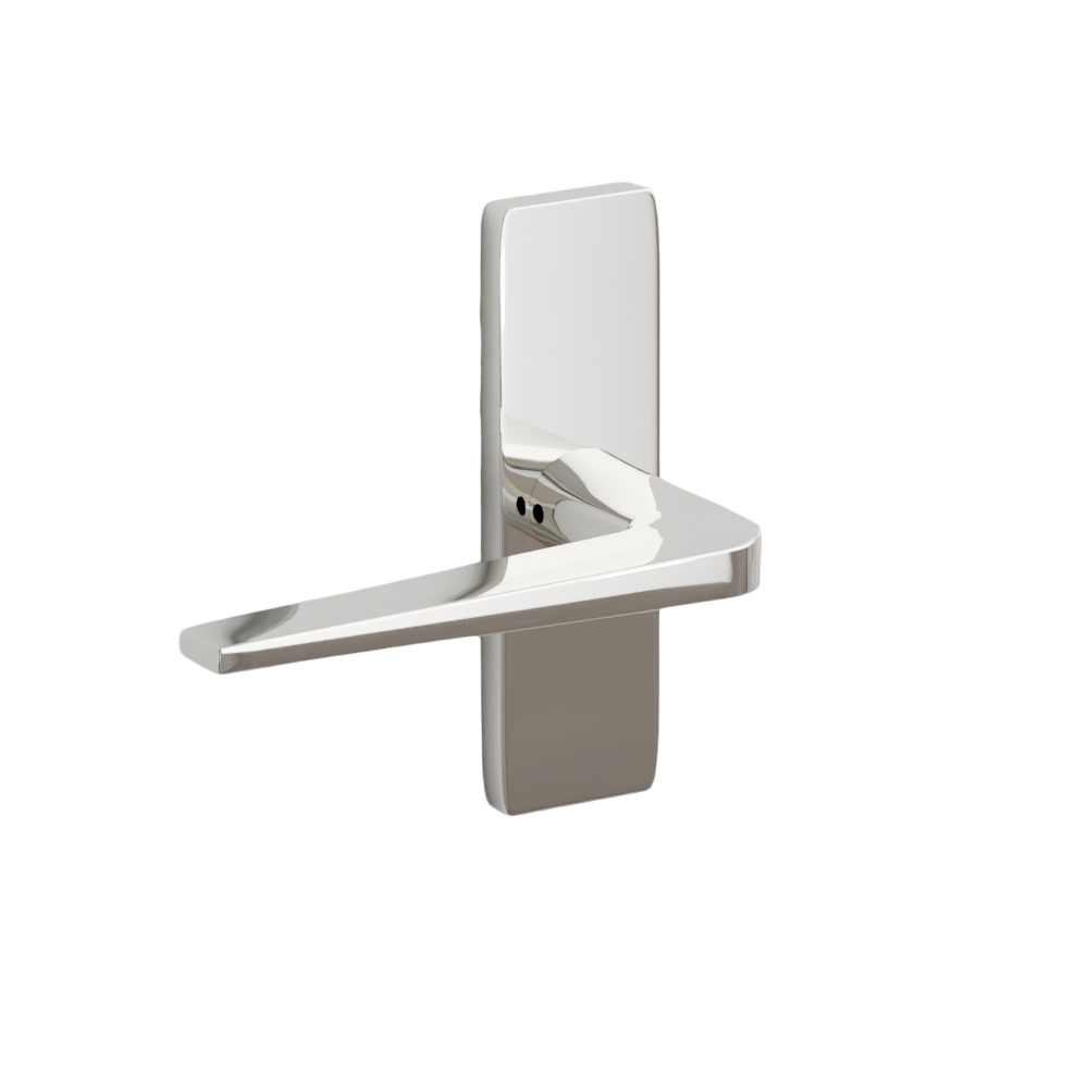 Emtek Stretto Narrow Trim Locksets with Athena Lever