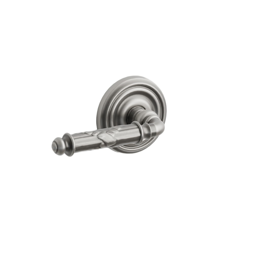 Emtek Door Handle - Ribbon & Reed Lever Regular Rosette - Designer Brass