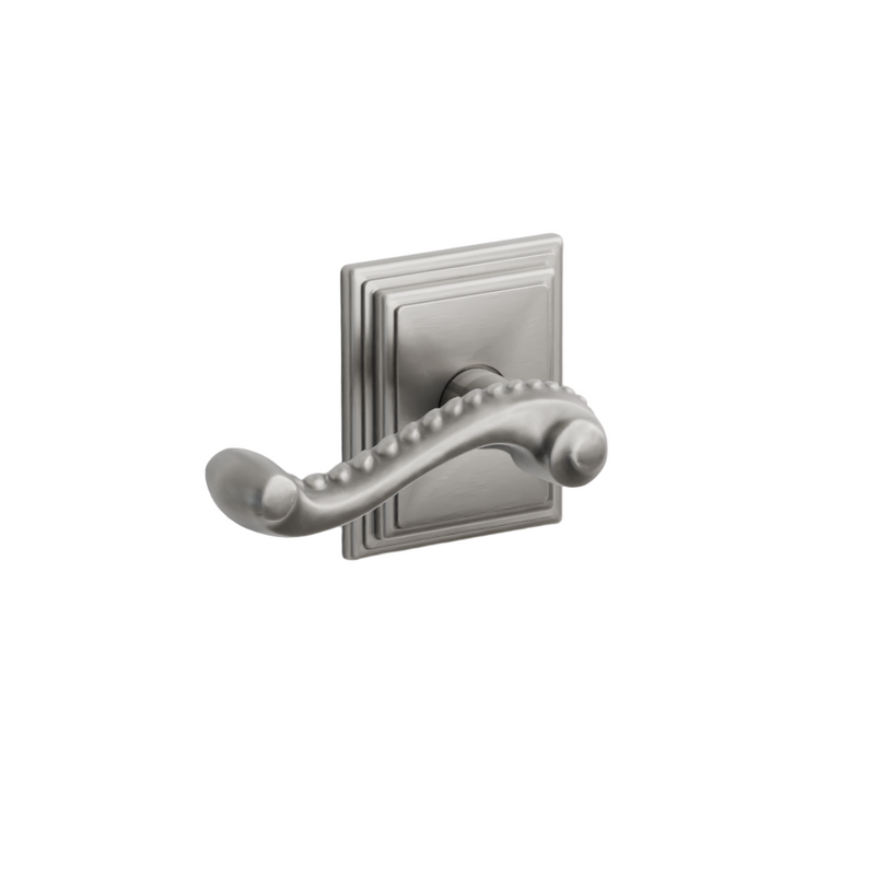 Emtek  Door Handle - Rope  Lever Wilshire Rosette - Designer Brass