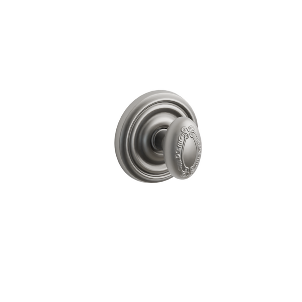 Emtek Door Handle - Victoria Knob Regular Rosette - Designer Brass