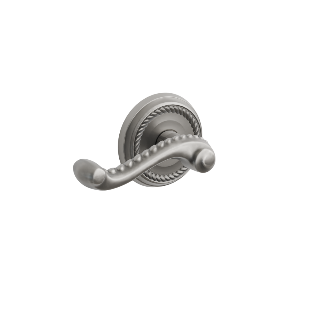 Emtek Door Handle - Rope  Lever Rope  Rosette - Designer Brass