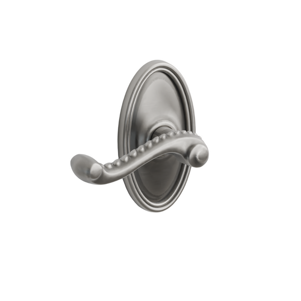 Emtek Door Handle - Rope  Lever Oval Rosette - Designer Brass