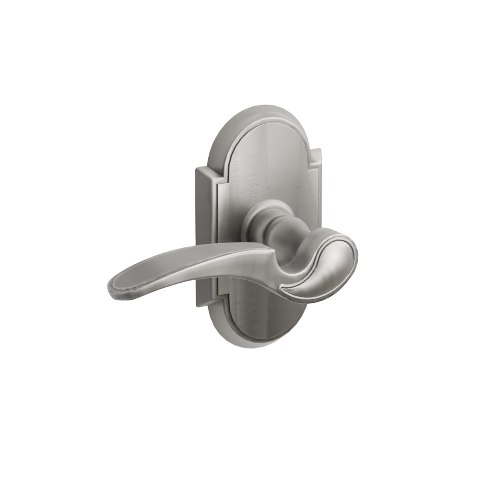 Emtek Door Handle - Coventry Lever #8 Rosette - Designer Brass