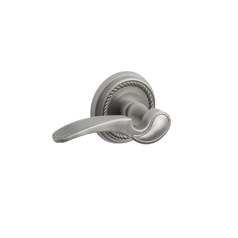 Emtek Door Handle - Coventry Lever Rope  Rosette - Designer Brass