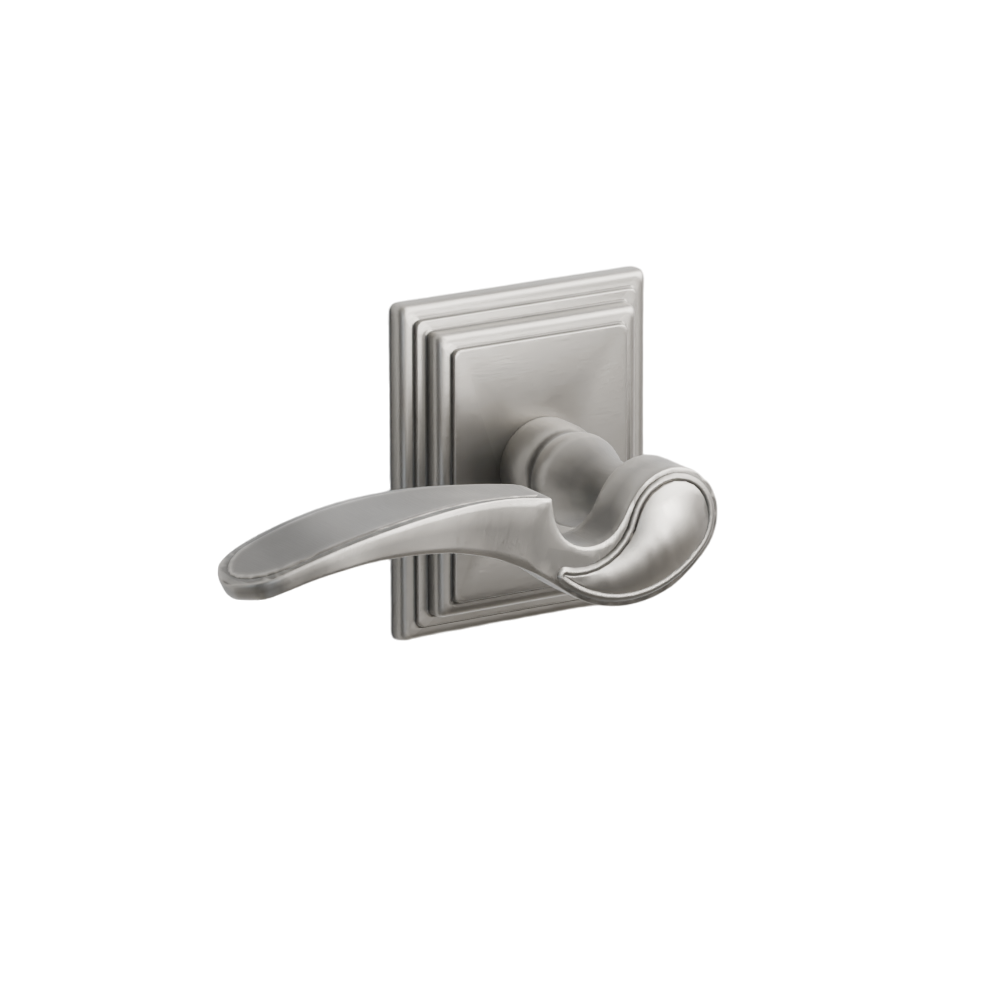 Emtek  Door Handle - Coventry Lever Wilshire Rosette - Designer Brass