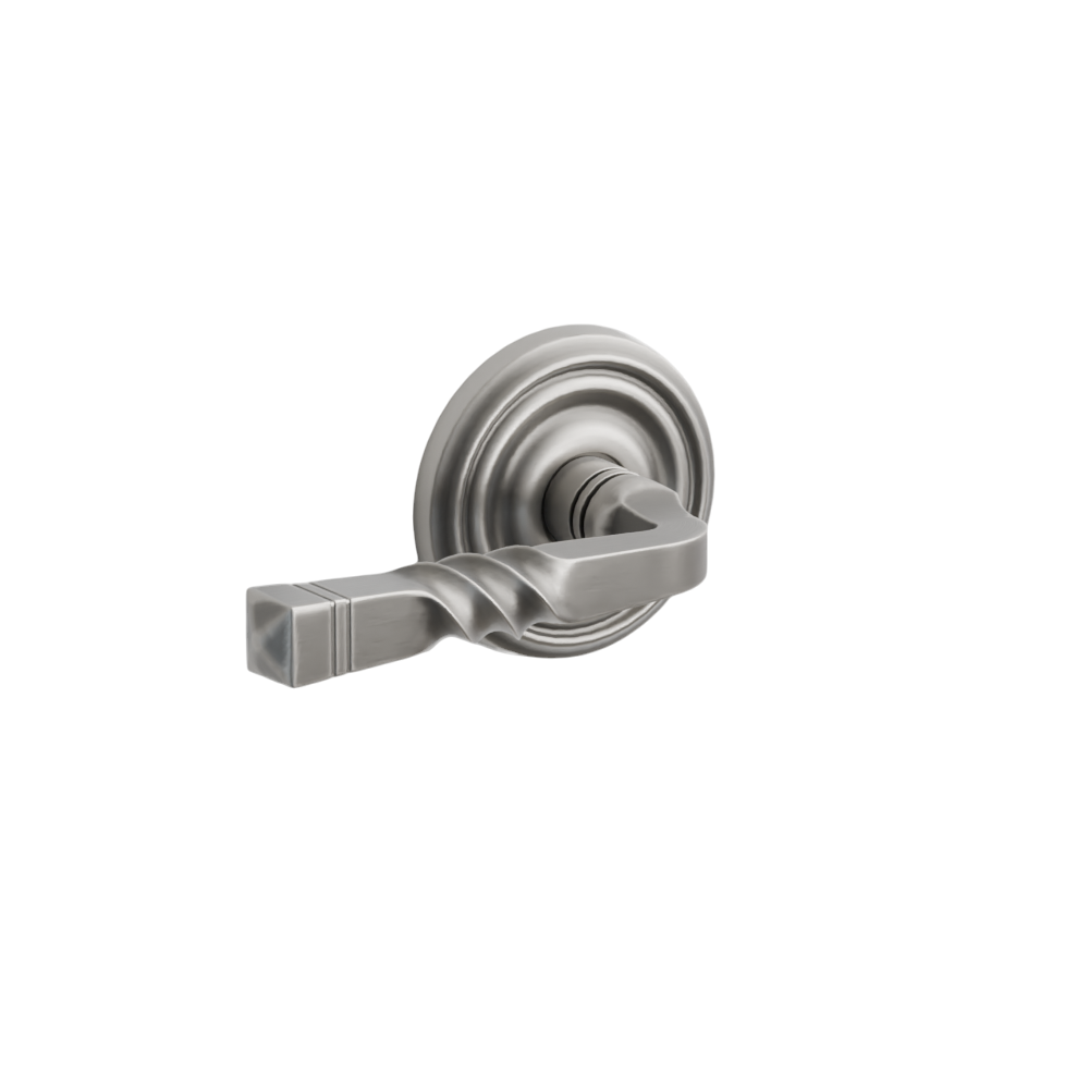 Emtek Door Handle - Santa Fe Lever Regular Rosette - Designer Brass