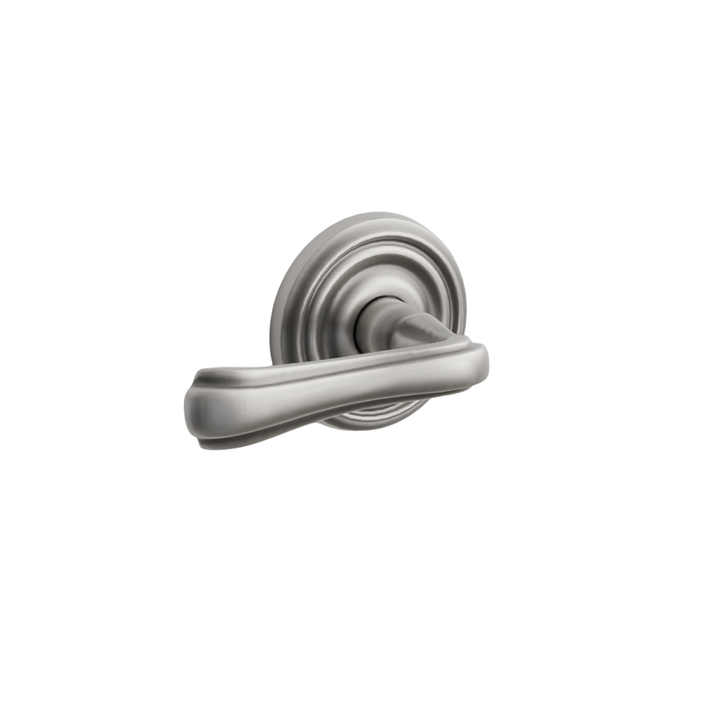 Emtek Door Handle - Wembley  Lever Regular Rosette - Designer Brass
