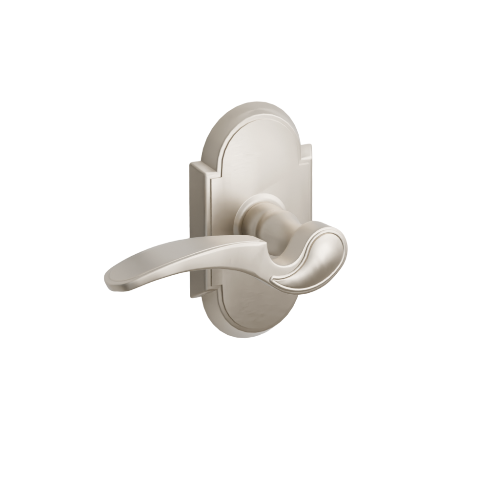 Emtek Door Handle - Coventry Lever #8 Rosette - Designer Brass