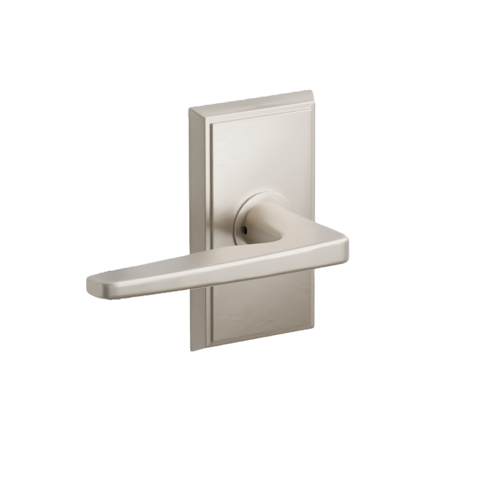 Emtek Hermes Lever with Rectangular Rosette