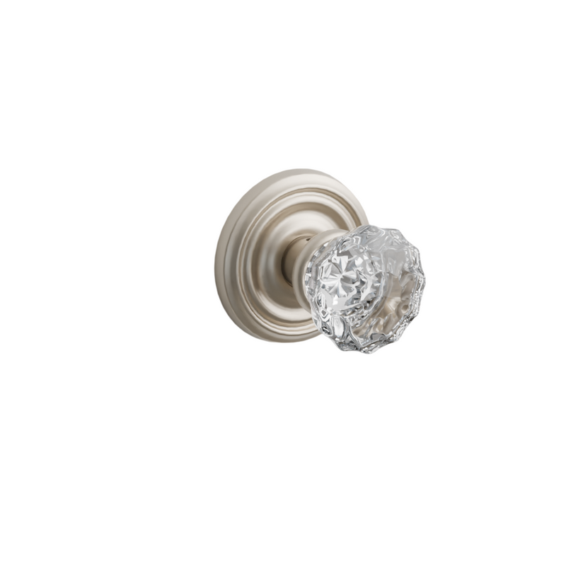 Emtek Door Handle - Astoria Knob Regular Rosette - Glass